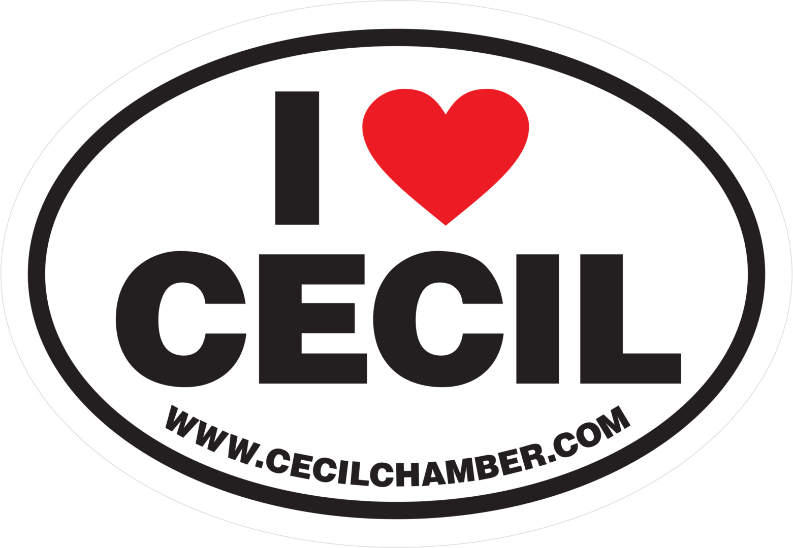 I Love Cecil Logo